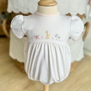 Squiggles by Charlie Pink Bitty Dot Safari Bubble - Twin Match Available